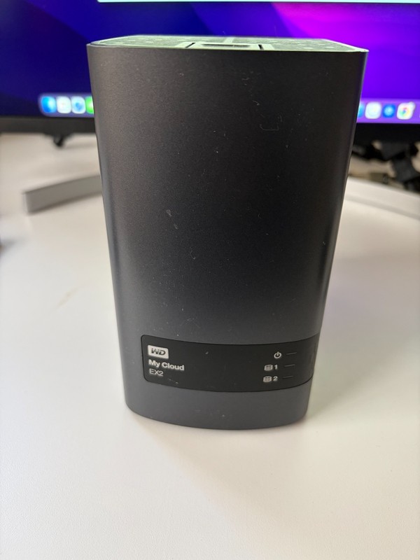 Western Digital My Cloud EX2 2-Bay NAS Network Storage WDBVKW0000NCH Diskless