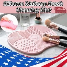 1PCS Multicolor Silicone Brush Cleaner Pad Reusable Cosmetic Makeup Washing Mats