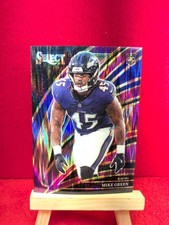 2025 Panini Select Purple Shock Club Level Prizm RC #260 Mike Green 679/699