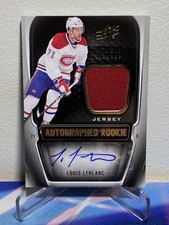 2011-12 Upper Deck SPX Hockey LOUIS LEBLANC #193 ROOKIE JERSEY AUTO SP 401/799