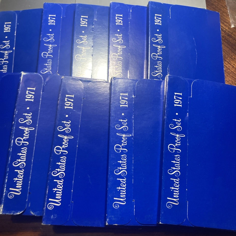 10-1971 US Mint 5 Coin Proof Set, Original Packaging! 10 Sets! - Image 2 of 2