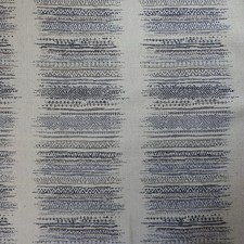 Leichter Möbelstoff Distressed Muster creme blau Meterware