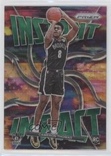 2021-22 Panini Prizm Instant Impact Green Wave Prizm Cameron Thomas #2 0tg5