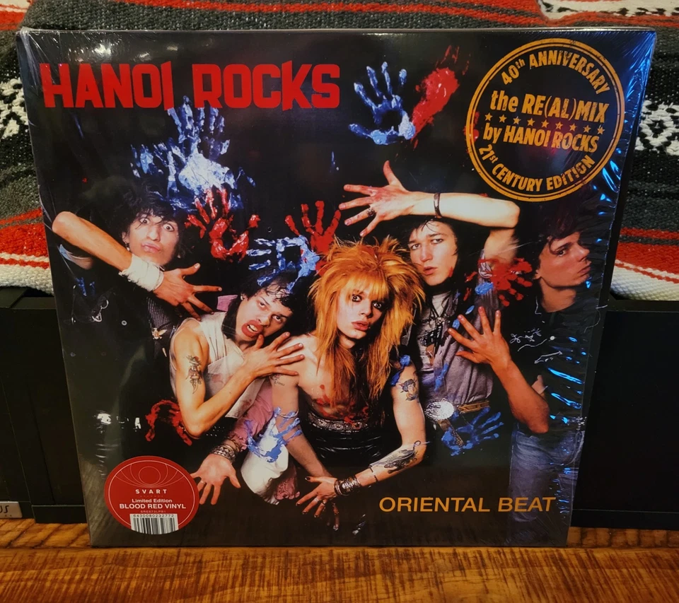 Hanoi Rocks - Oriental Beat 40th Anniversary Blood Red VInyl RE(AL)MIX] w/POSTER - Image 2 of 4