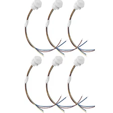 6 Pack Motion Sensor Switch 85-265V 40W PIR Wall/Ceiling Mount with 30s Auto-...