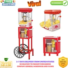 Nostalgia Vintage 2.5-oz Popcorn Cart