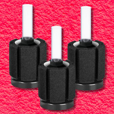 3 Pack Aquarium Bio Sponge Filter Breeding Fry Betta Shrimp Nano Fish Tank Small