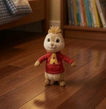 Alvin And The Chipmunks Ty Beanie Babies 7" Plush Alvin Doll 2011 BOX 3