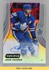 2019-20 Upper Deck Synergy Veterans 11/19 John Tavares #5 Auto READ 6xl