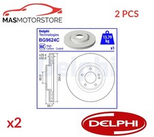 BREMSSCHEIBEN SATZ PAAR VORNE DELPHI BG9624C 2PCS I FÜR MERCEDES-BENZ G-CLASS