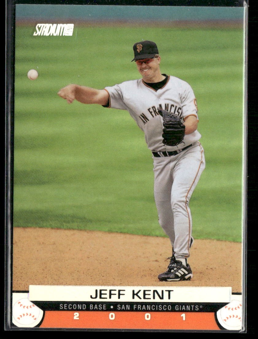 2001 Stadium Club Jeff Kent #63 San Francisco Giants