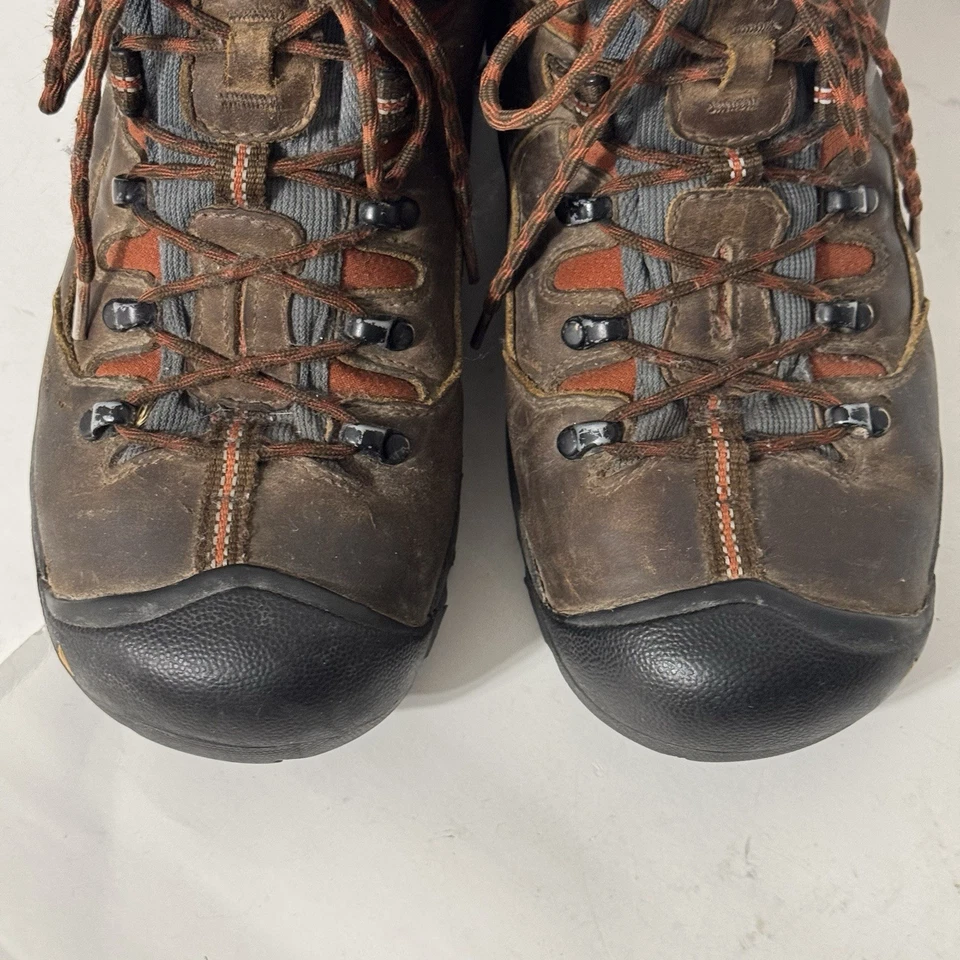 Botas impermeables Keen Pittsburgh con cordones utilitarias punta suave botas de trabajo para hombre talla 9 Foto 4 de 4