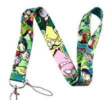 Ed, Edd n Eddy Cartoon Themed ID Holder Lanyard Keychain