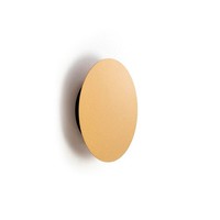 Led Wandlampe Wandleuchte Rund Ø 15 Cm In Gold 3000 K Warmweiß Metall Indirekt