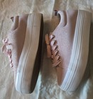 Pink Women’s Lace Up Casual Sneakers , 7M — photo 2
