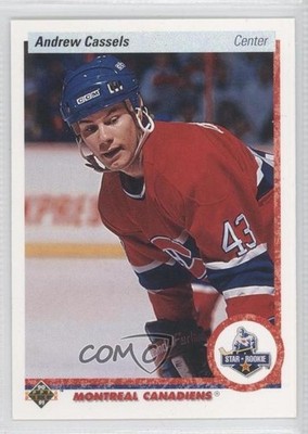 1990-91 Upper Deck Star Rookie Andrew Cassels #265 Rookie RC 0a1