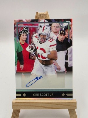 Gee Scott PRCC AU 2021 Gold Leaf Rookies SN 5/5 #GLR-GSJ Football NCAA