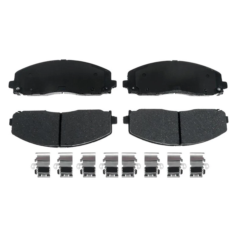 Pastillas de freno delanteras y traseras de cerámica R-Line para Chrysler Town & Country 2015-2012 Foto 3 de 4