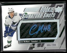 2023-24 Upper Deck Engrained Cole McWard Signature Shots Rookie /299 #RSS-CM