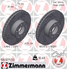 ZIMMERMANN 150.1271.53 Brake Disc for ALPINA,BMW