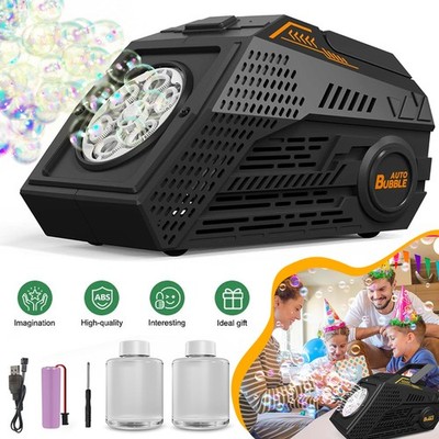Seifenblasenmaschine LED Nebel Seifenblasenmaschine Automatisch Multi-Effekt