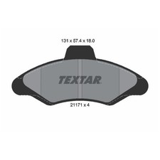 Satz Bremsbeläge Bremsklötze vorne für Ford Escort 5 AAL AFL ALL AVF | 239479