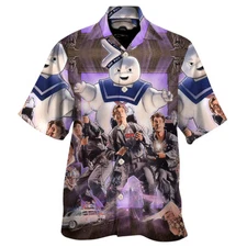 Ghostbusters Vintage Hawaiian Shirt For Mens, Luxury Fabric, US Size