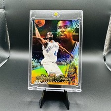 1996-97 Fleer Flair Showcase Row 1 Michael Finley #47 Dallas Mavericks Holo 🔥