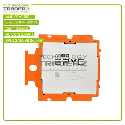 AMD EPYC 9R14 96-Core Genoa 2.6GHz 384MB 360W SP5 CPU 100-000000905 **UNLOCKED**