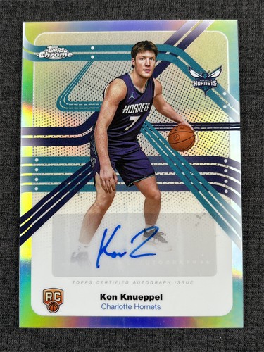 2025 Topps Chrome Kon Knueppel Chrome Rookie Autographs (RAW)