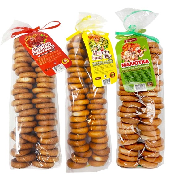 Bagel duro Franzeluta Kosher Mini Sushka/Sushki Мини-Сушки 200 g/ 0,44 lb