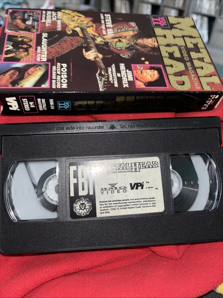Metalhead Volume 2 VHS Video Magazine Pretty Boy Floyd Slaughter Extreme Hendrix - Image 3 of 3