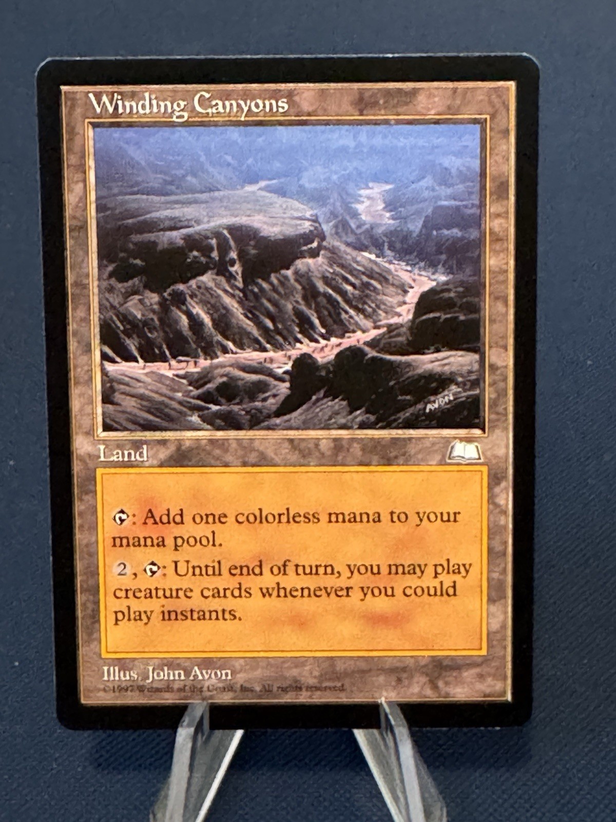 MTG - Magic The Gathering - Winding Canyons - Weatherlight  - NP/NM!