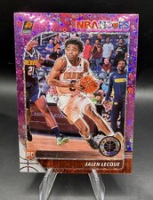 2019 Panini Hoops Premium Stock Jalen Lecque Purple Disco RC #254 Phoenix Suns