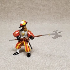 PAPO 2005 Swiss Guard Red w/Halberd Historical Midievil Figure Retired Vintage