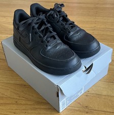 Nike Air Force 1 Low LE Triple Black School Size 3Y Shoes Sneakers DH2925-001