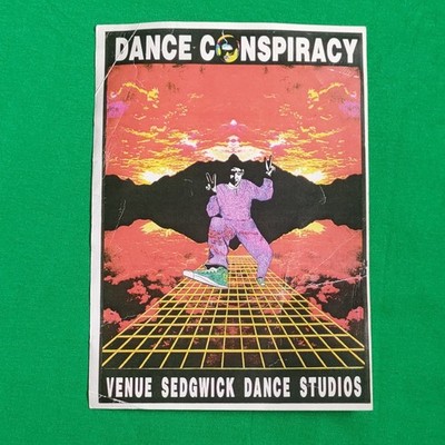 Rave Flyer - A5 - Dance Conspiracy - Rave Club Flyers, Old Skool, Acid House 