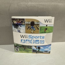 Nintendo Wii 2006 Sports Game WiiSports, Cardboard Sleeve (Slight Wear)