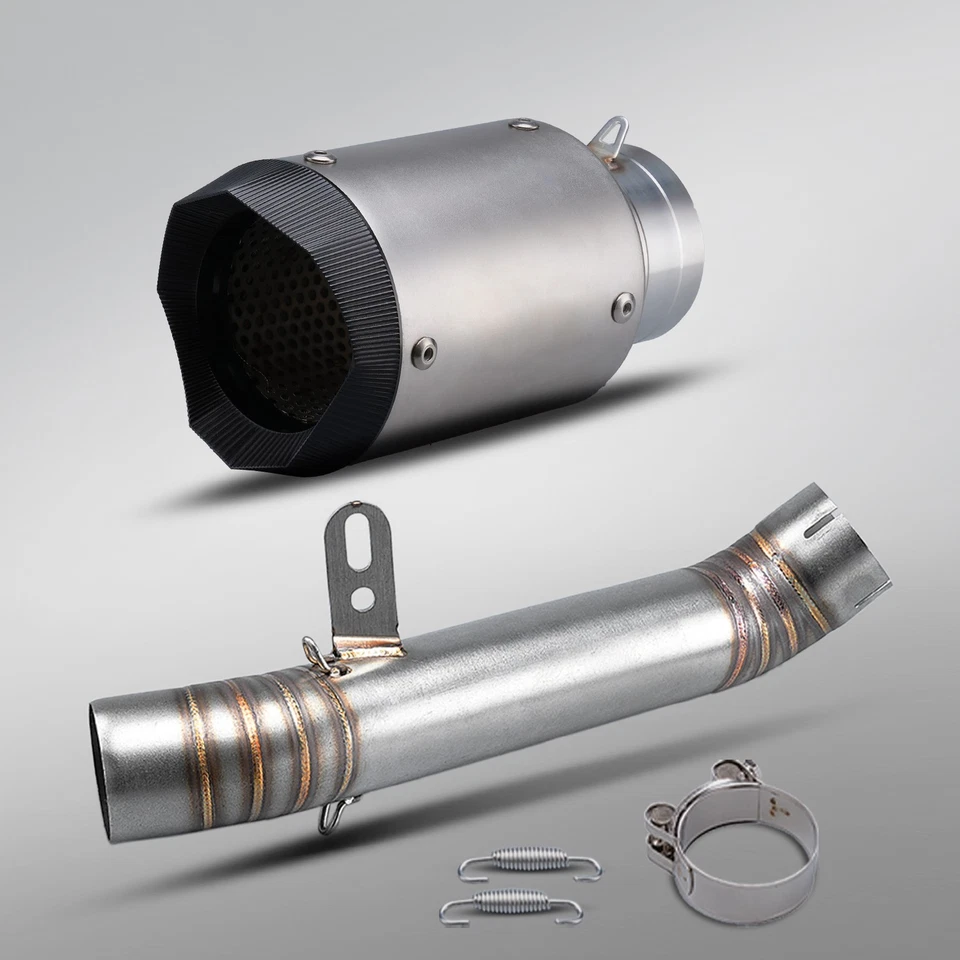 Sistema de tubo de eslabón medio puntas silenciador escape motocicleta para Aprilia RSV4 2009-2015 Foto 3 de 4