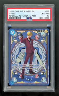 Sanji (SP) OP06-119 Special Rare Alt Art Foil A Fist of Divine