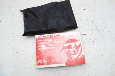 Honda SLR FX 650 Vigor Betriebsanleitung Benutzerhandbuch