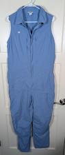 Duluth Trading Heirloom Gardening Coverall Sleeveless Blue Women's Size: XL