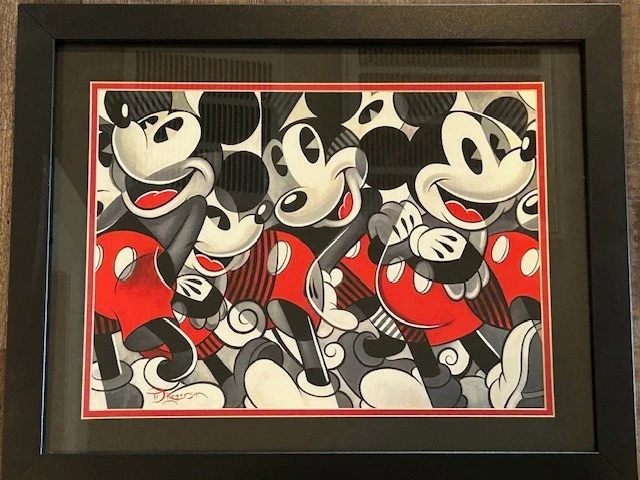 Mickey Mouse Art In Disney Posters, Prints & Lithos (1968-Now) for