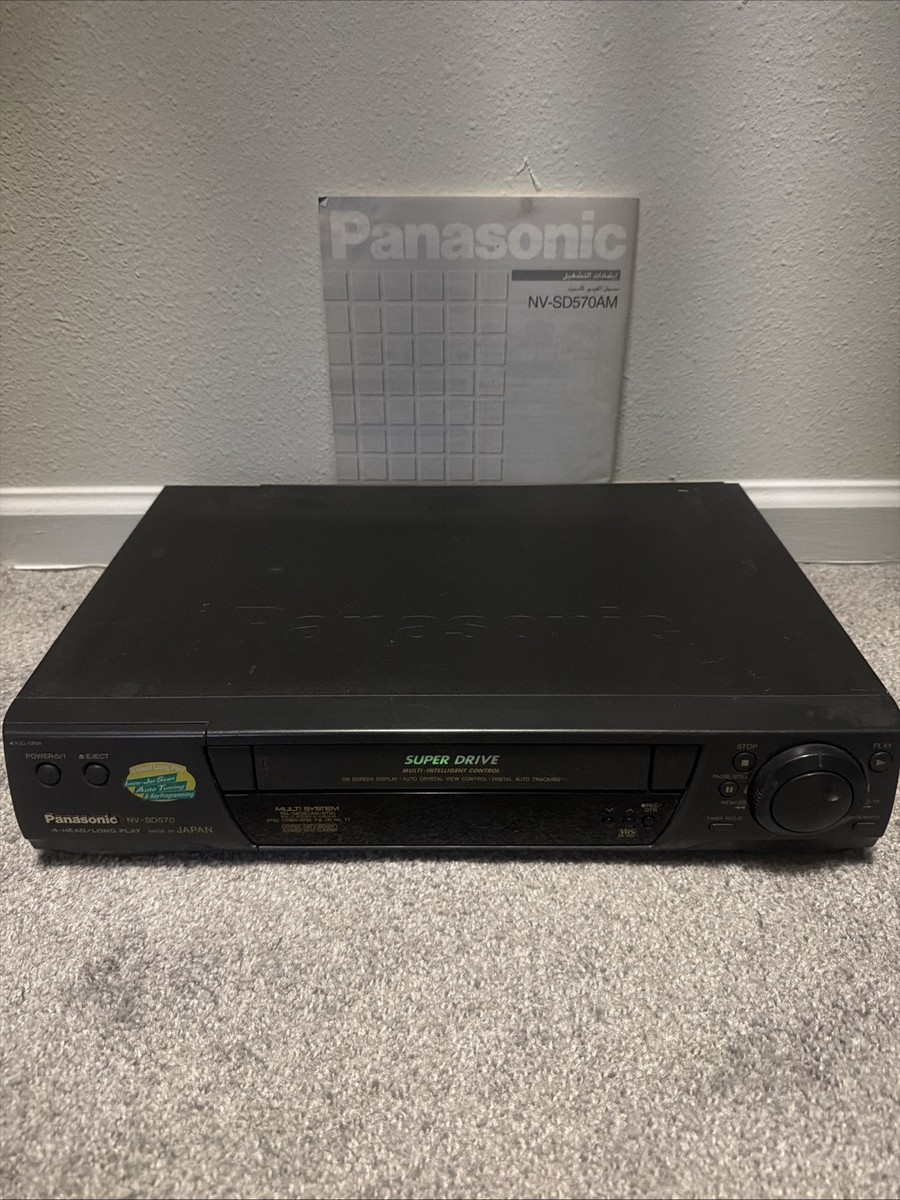 Panasonic NV-SD570 Super Drive VCR VHS Multi-System - PAL MESECAM