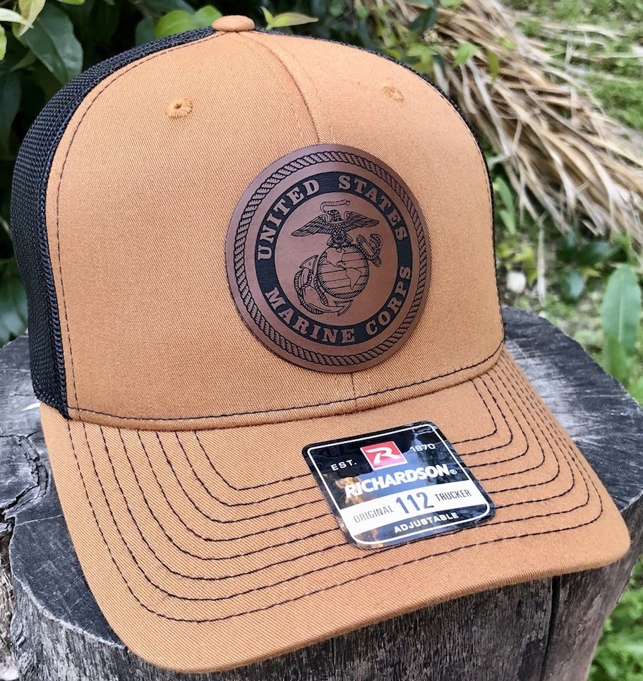 Richardson 112 Baseball Trucker Hat United States Marine Corps Adjustable USA