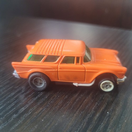 Original Aurora AFX Chevy Nomad Orange HO Scale Slot Car WORKS! - Bild 3 von 16