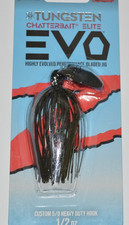 zman z-man tungsten chatterbait elite EVO 1/2oz bass bladed jig green pumpkin