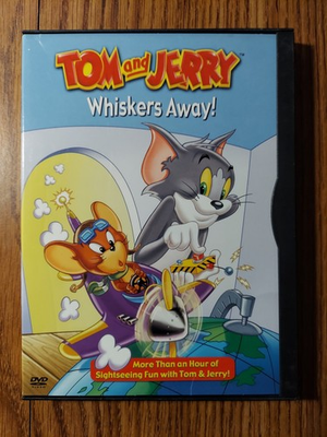 #ad TOM AND JERRY WHISKERS AWAY DVD Snap Case $4.97