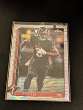 2025 Topps Chrome Football Pulsar Refractor Kyle Pitts Atlanta Falcons #14