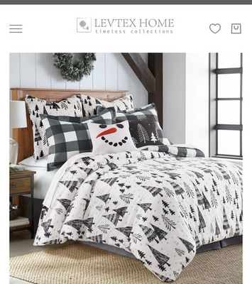 #ad Levtex Merry amp; Bright Collection Northern Star $35.00